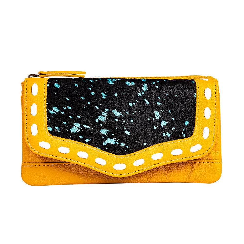 Skyviews Wallet in Yellow sold by Myra Bag