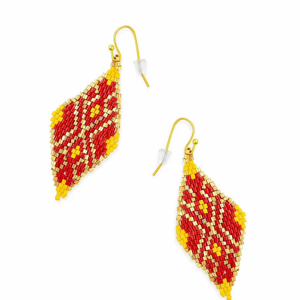 My Spirit's Flame Beaded Earrings sold by Myra Bag product image thumbnail 2