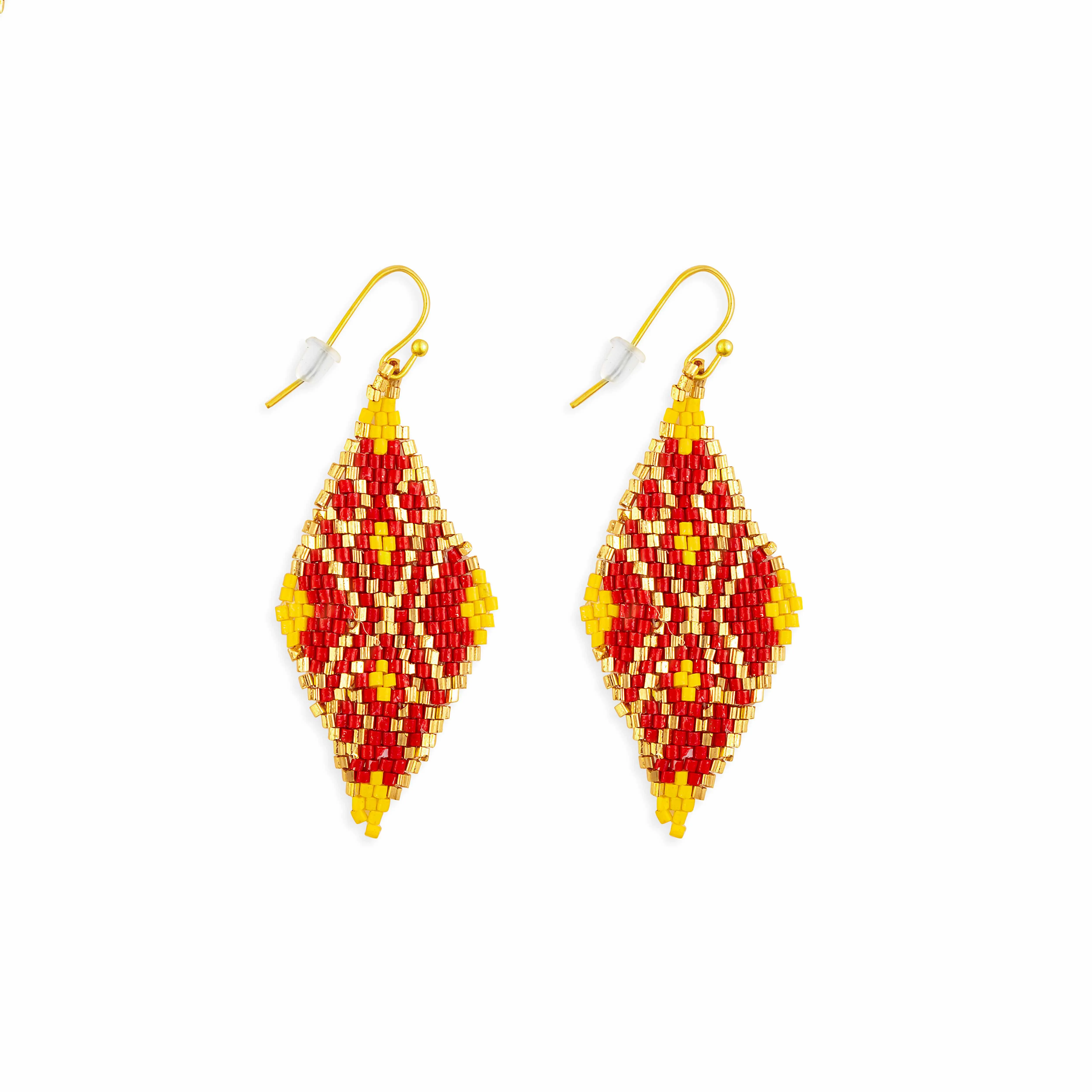 My Spirit's Flame Beaded Earrings sold by Myra Bag