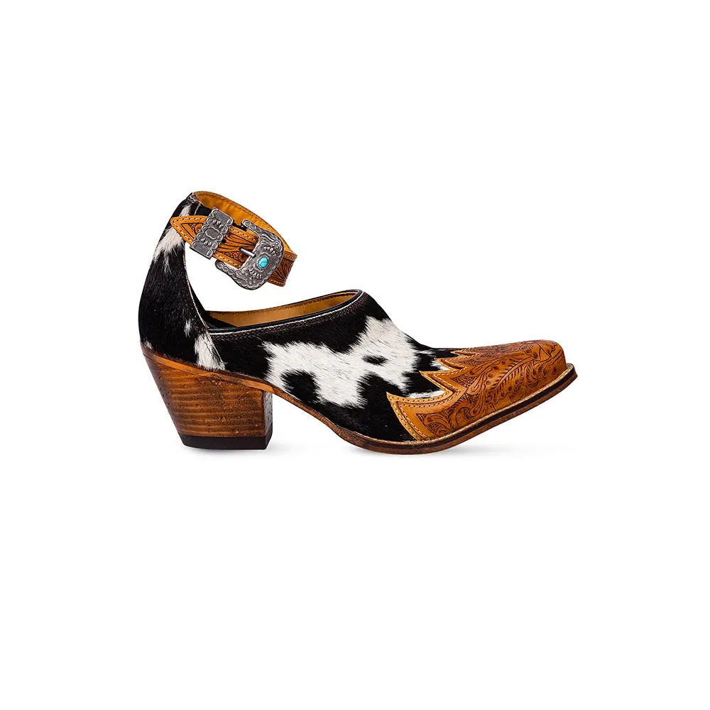 Zora Canyon Hair-On Hide Mules sold by Myra Bag product image thumbnail 3