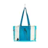 Sky Falcon Canvas & Hairon Bag in Light sold by Myra Bag