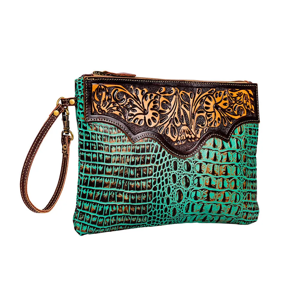 Sipala Hand-tooled Clutch Bag sold by Myra Bag product image thumbnail 2