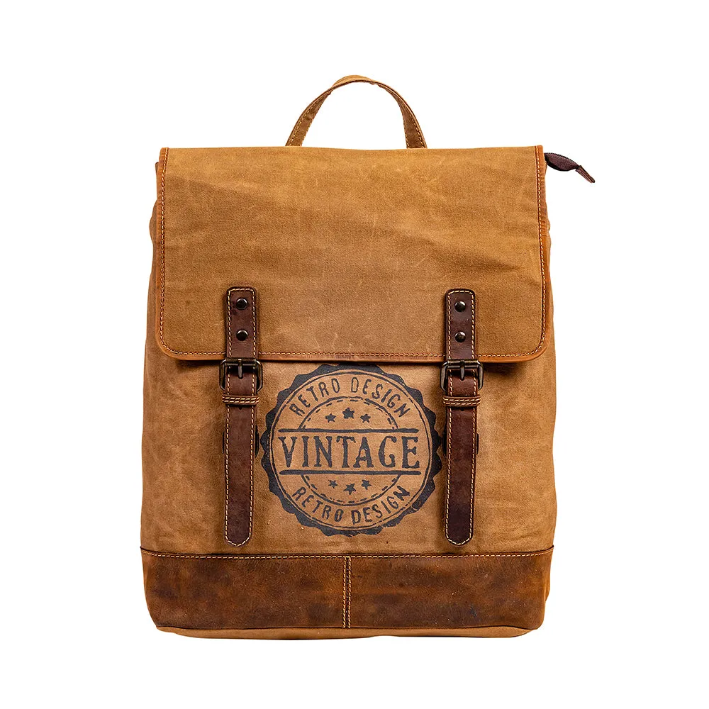 Water Stop Vintage Backpack Bag sold by Myra Bag