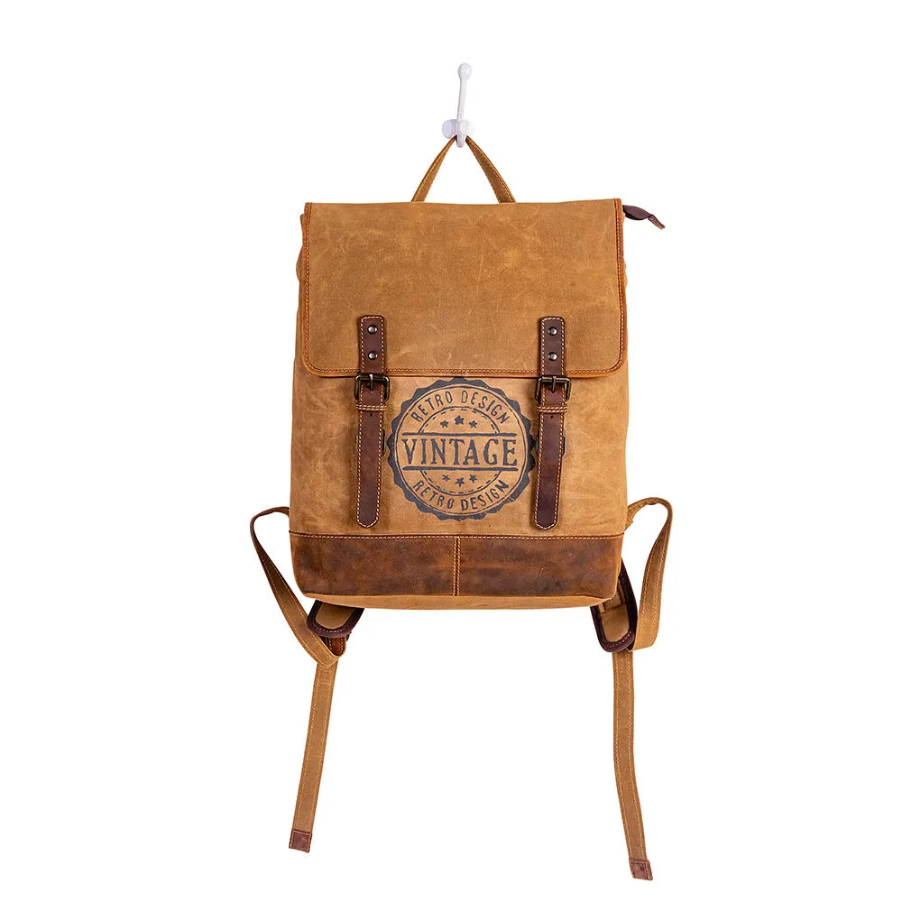 Water Stop Vintage Backpack Bag sold by Myra Bag product image thumbnail 5