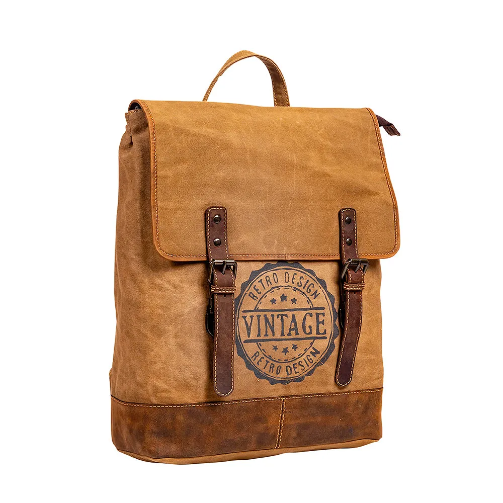 Water Stop Vintage Backpack Bag sold by Myra Bag product image thumbnail 2