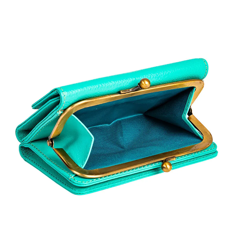 Gypsum Trail Coin Purse in Turquoise sold by Myra Bag product image thumbnail 4