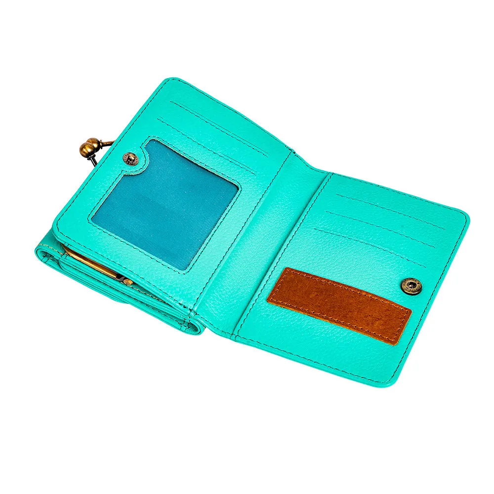 Gypsum Trail Coin Purse in Turquoise sold by Myra Bag product image thumbnail 5