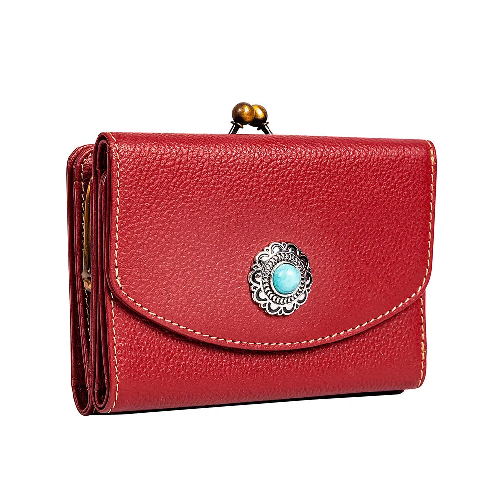 Gypsum Trail Coin Purse in Red sold by Myra Bag product image thumbnail 2