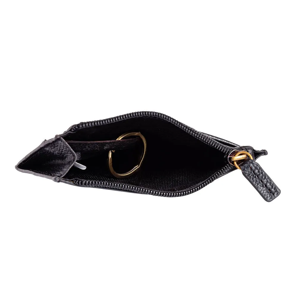 Foothill Creek Credit Card Holder in Ebony sold by Myra Bag product image thumbnail 4