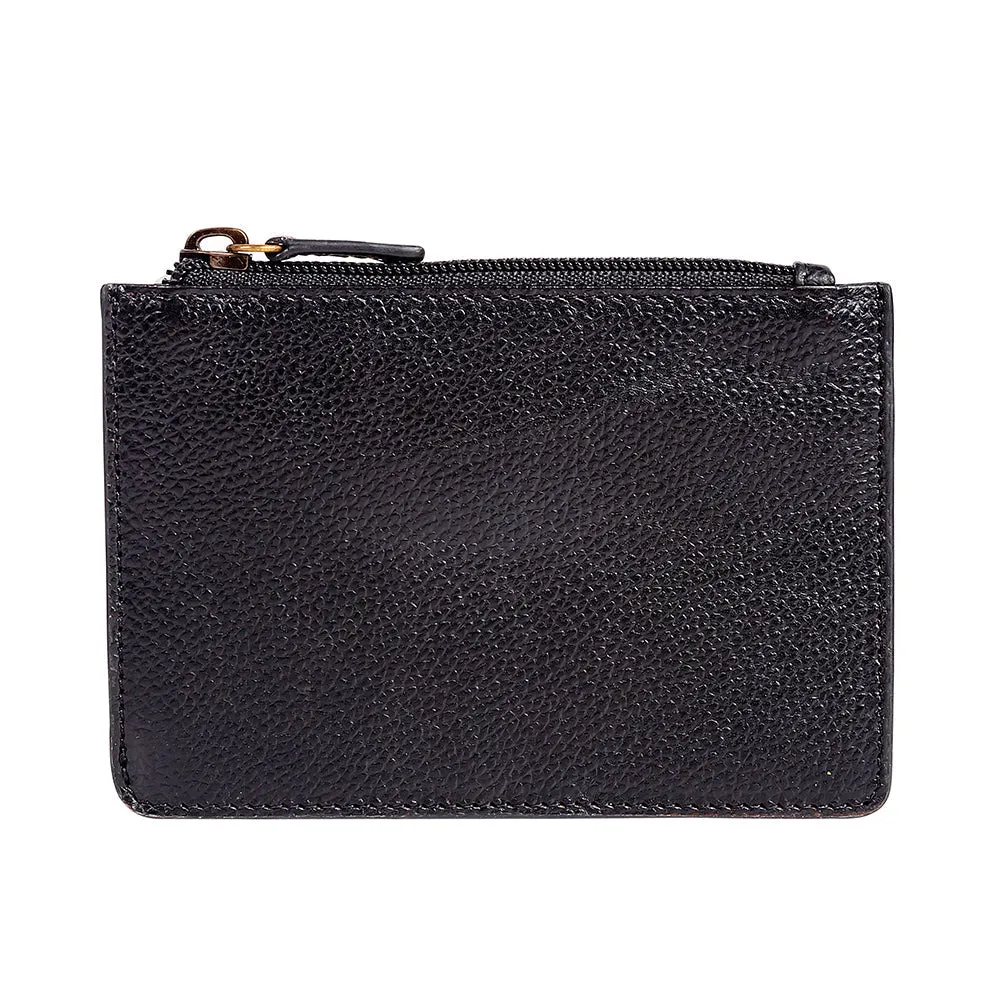 Foothill Creek Credit Card Holder in Ebony sold by Myra Bag