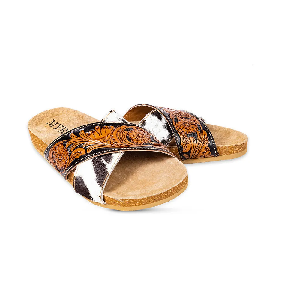 Nevada Hand-Tooled Sandals sold by Myra Bag product image thumbnail 3