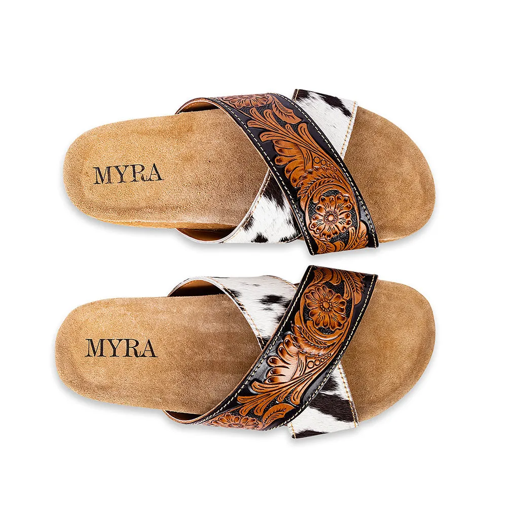 Nevada Hand-Tooled Sandals sold by Myra Bag product image thumbnail 2