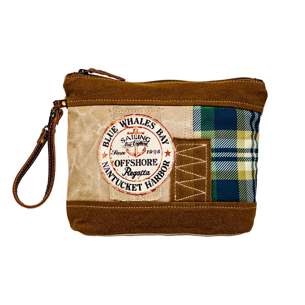 Blue Whales Bay Pouch sold by Myra Bag
