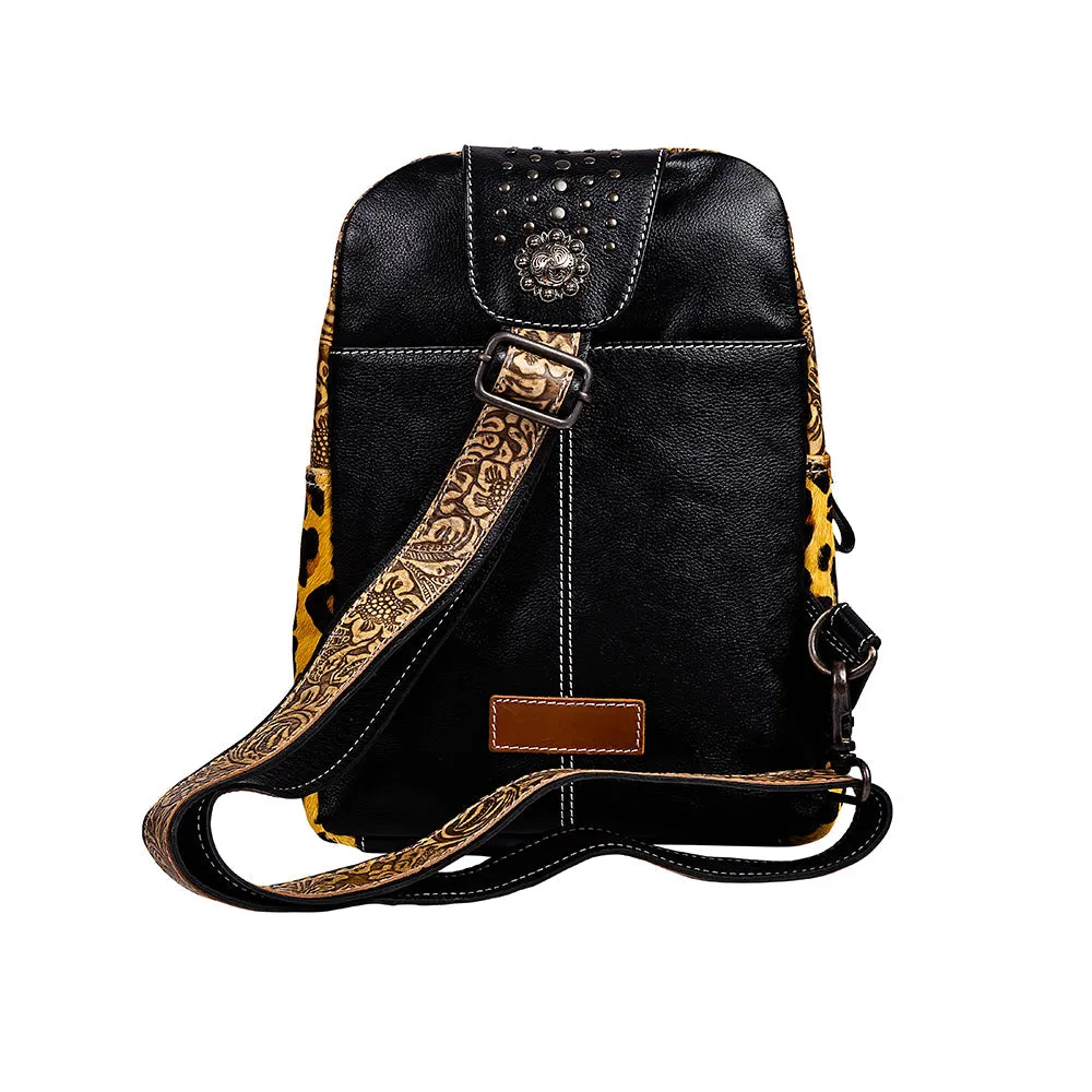 Jaguar Trail Hand-tooled Fanny Pack Bag sold by Myra Bag product image thumbnail 3