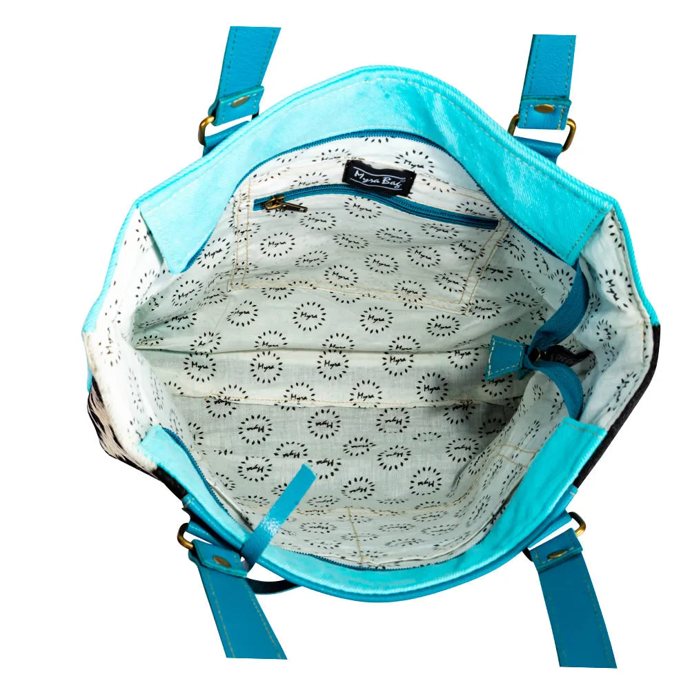 Sky Falcon Canvas & Hairon Bag sold by Myra Bag product image thumbnail 4
