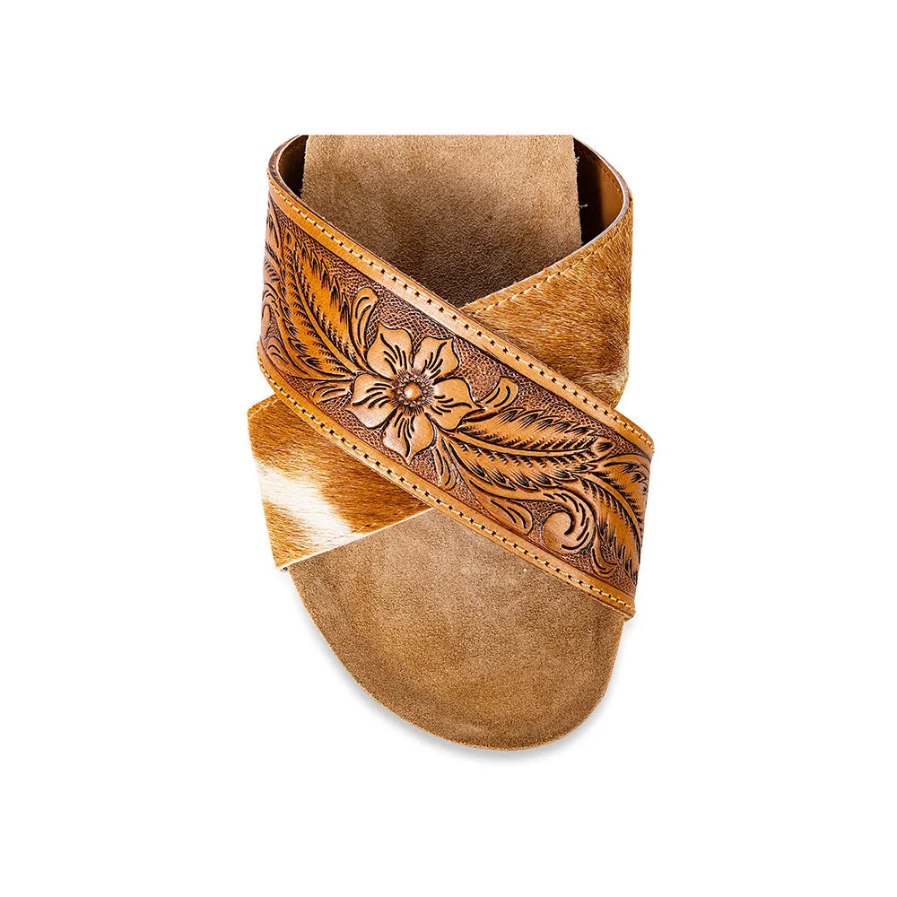 Prairie Hand-Tooled Sandals sold by Myra Bag product image thumbnail 4