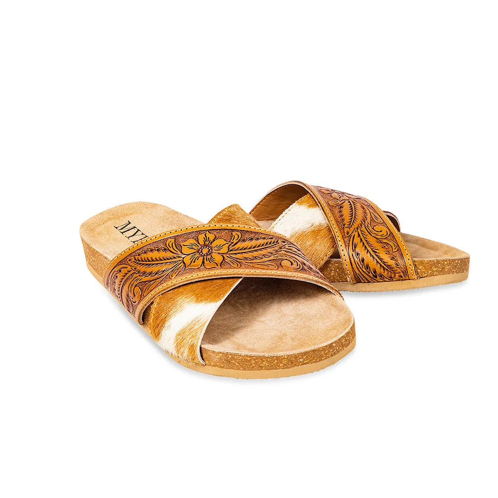 Prairie Hand-Tooled Sandals sold by Myra Bag product image thumbnail 5