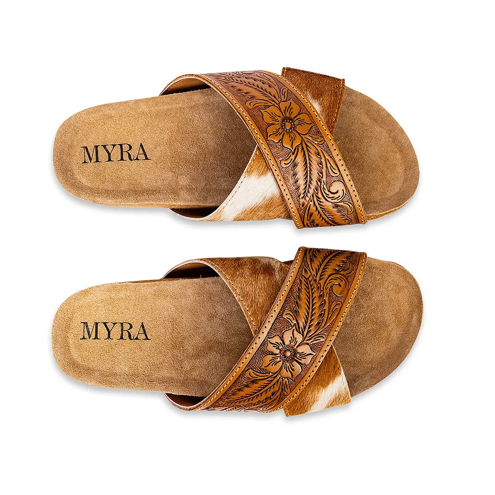 Prairie Hand-Tooled Sandals sold by Myra Bag product image thumbnail 2