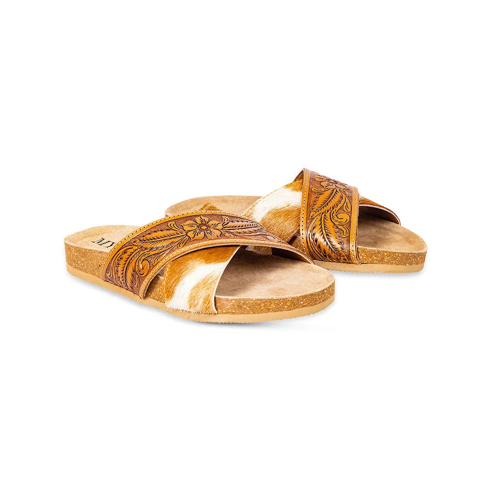 Prairie Hand-Tooled Sandals sold by Myra Bag product image thumbnail 3