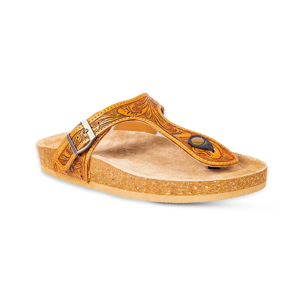 Rosie Trail Hand-Tooled Sandals sold by Myra Bag product image thumbnail 5