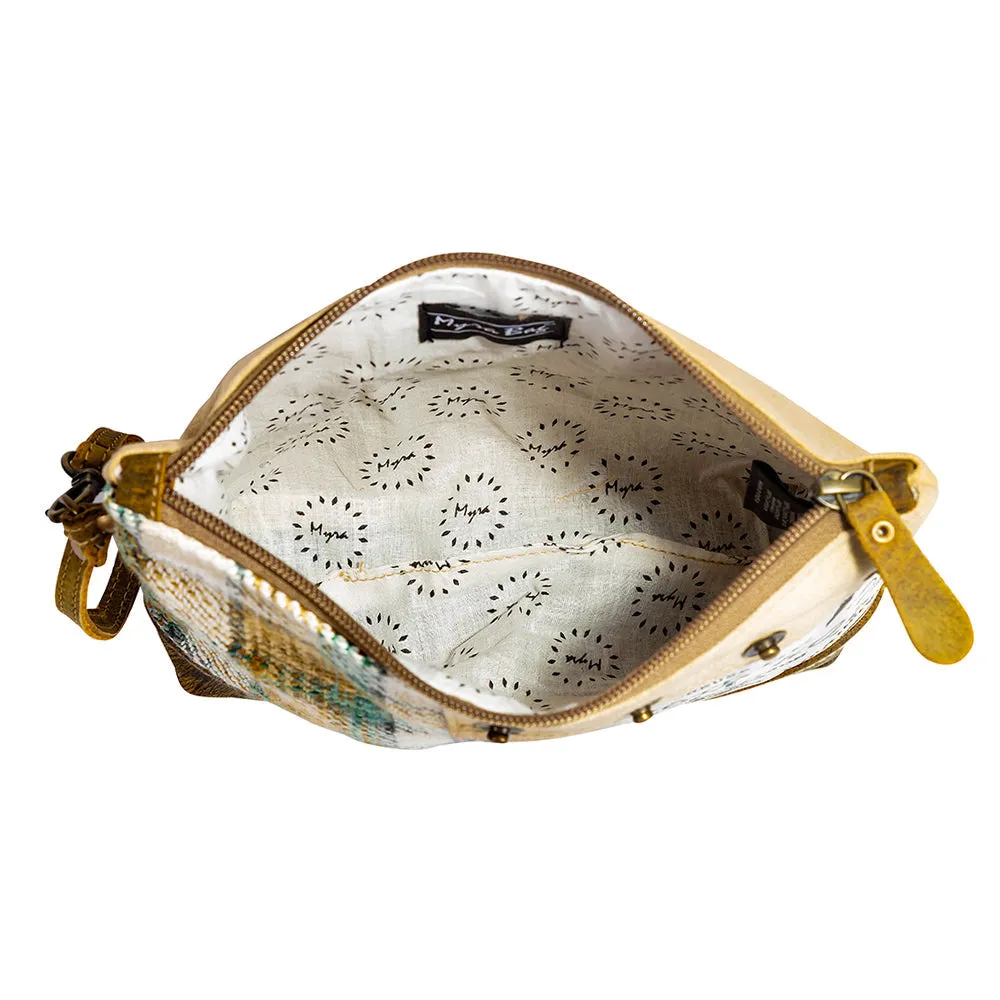 Plaid Granit Rose Pouch sold by Myra Bag product image thumbnail 4