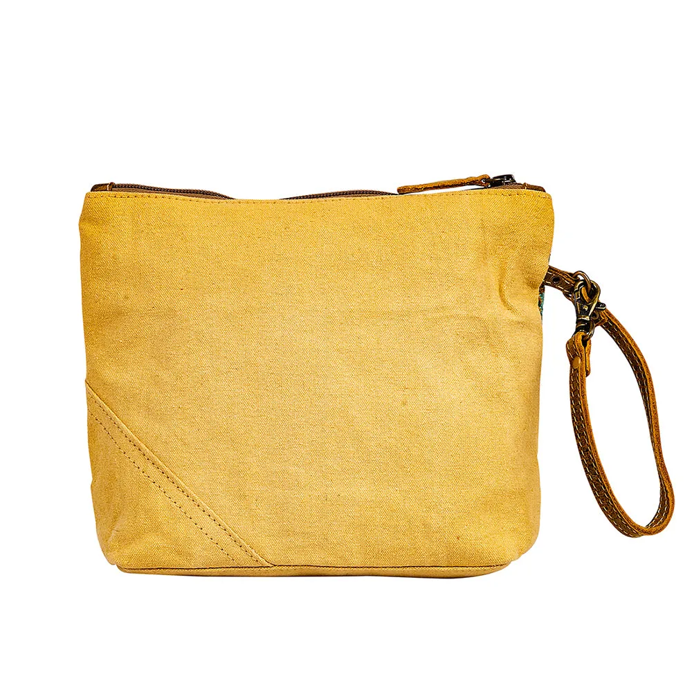 Plaid Granit Rose Pouch sold by Myra Bag product image thumbnail 3