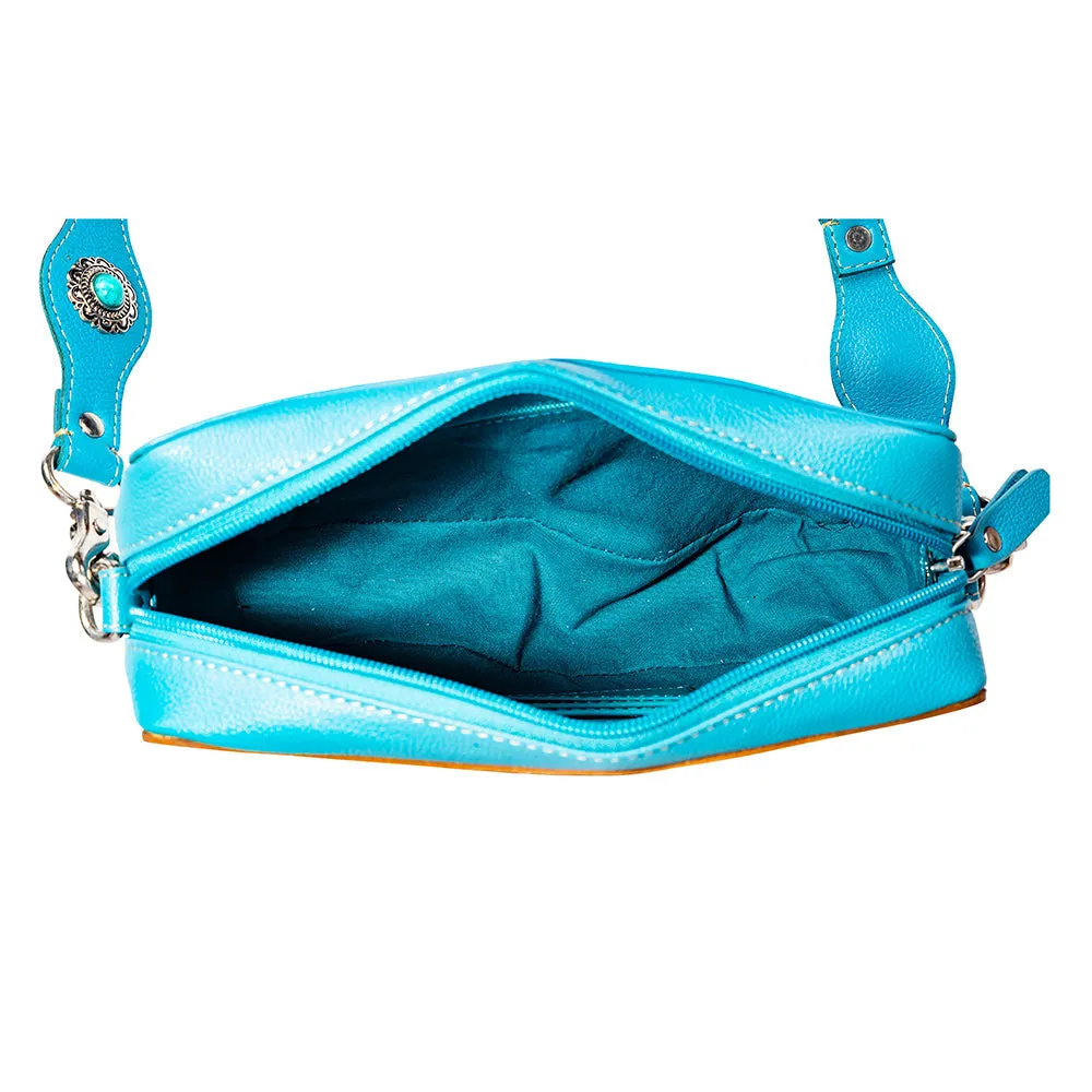 Blooms on the Trail Hand-tooled Bag sold by Myra Bag product image thumbnail 4