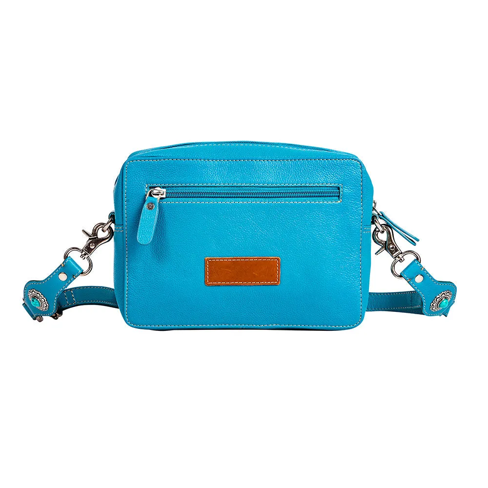 Blooms on the Trail Hand-tooled Bag sold by Myra Bag product image thumbnail 3