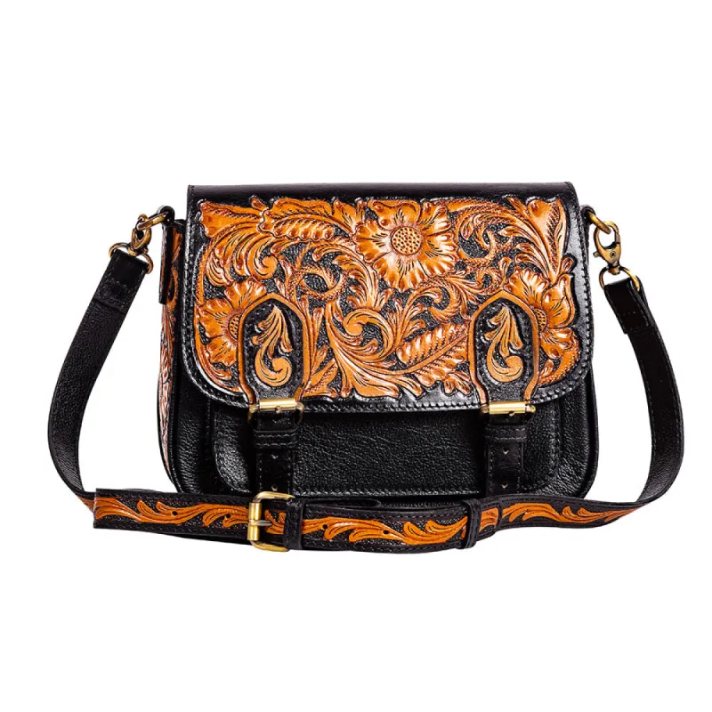 Scarlett Hand-tooled Bag sold by Myra Bag