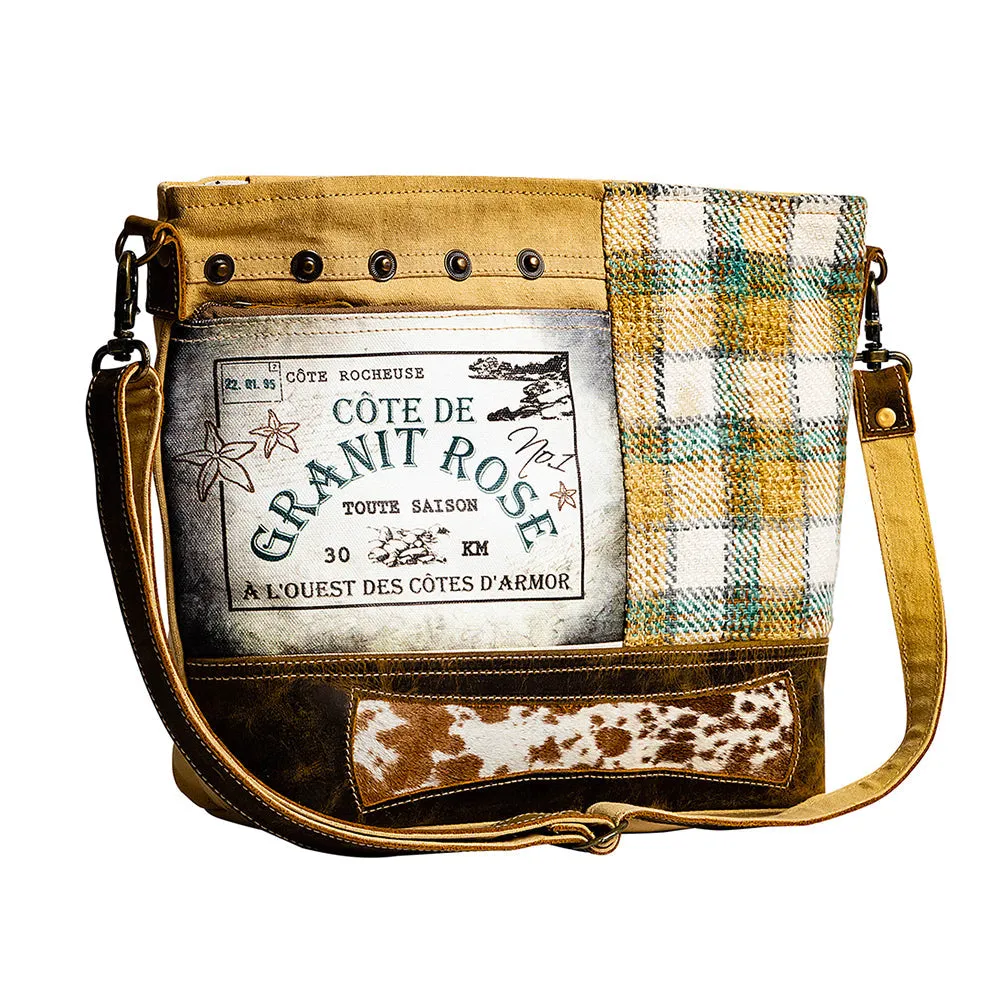 Plaid Granit Rose Small & Crossbody Bag sold by Myra Bag product image thumbnail 2