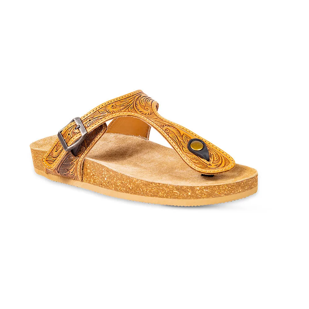 Sadie Mesa Hand-Tooled Sandals sold by Myra Bag product image thumbnail 5