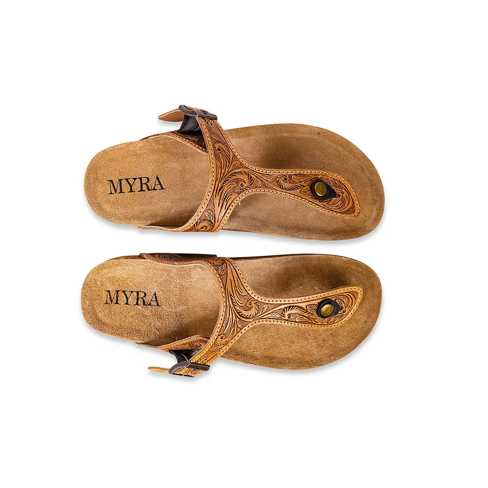 Sadie Mesa Hand-Tooled Sandals sold by Myra Bag product image thumbnail 2