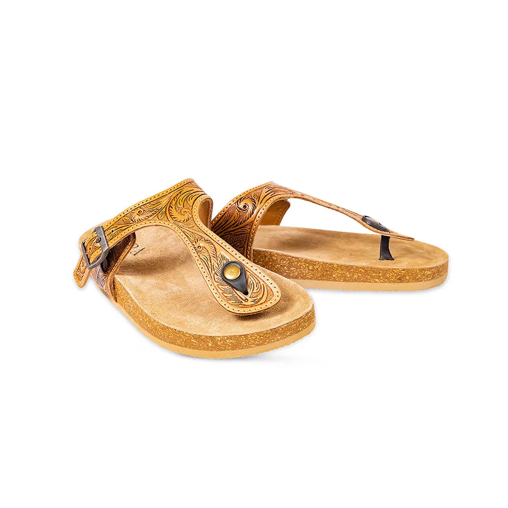 Sadie Mesa Hand-Tooled Sandals sold by Myra Bag product image thumbnail 3
