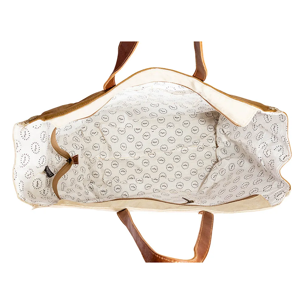 Tonga Ridge Weekender Bag In Turquoise sold by Myra Bag product image thumbnail 4