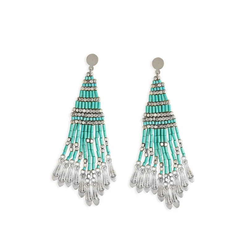 Flora Beaded Earrings sold by Myra Bag