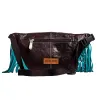 Marta Plains Fringed Fanny Pack Bag sold by Myra Bag