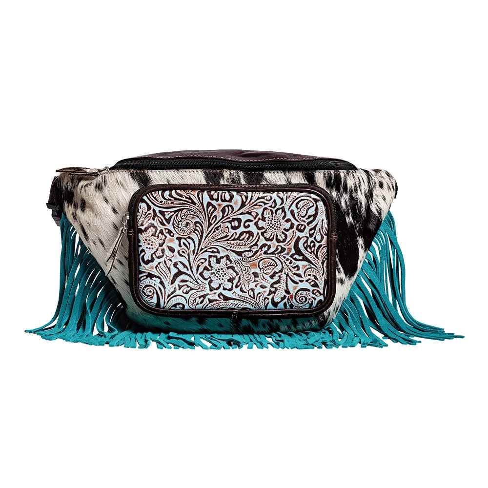 Marta Plains Fringed Fanny Pack Bag sold by Myra Bag