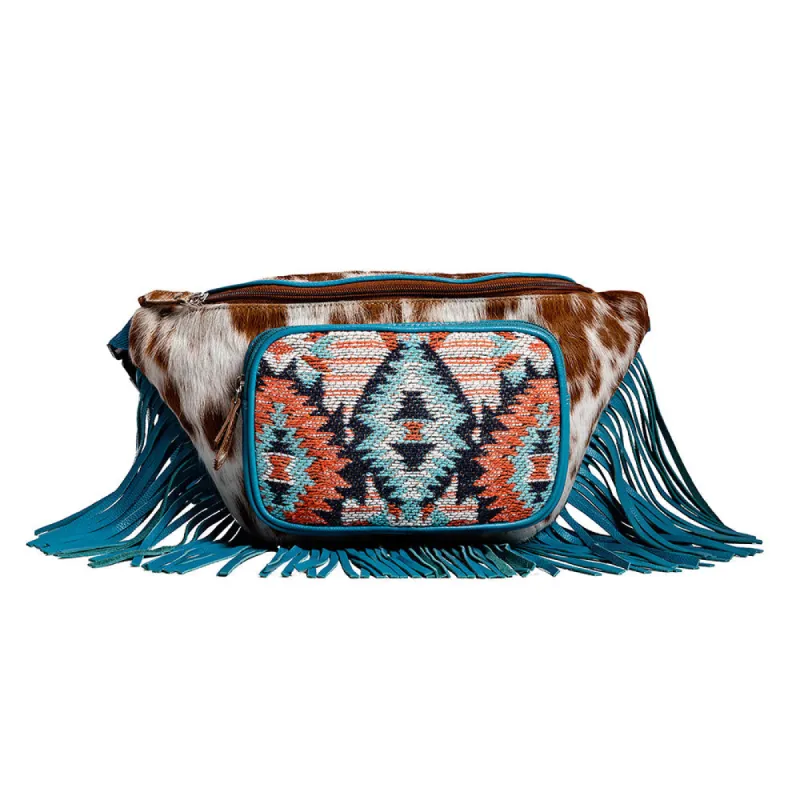 Tonga Ridge Fanny Pack Bag in Blue sold by Myra Bag