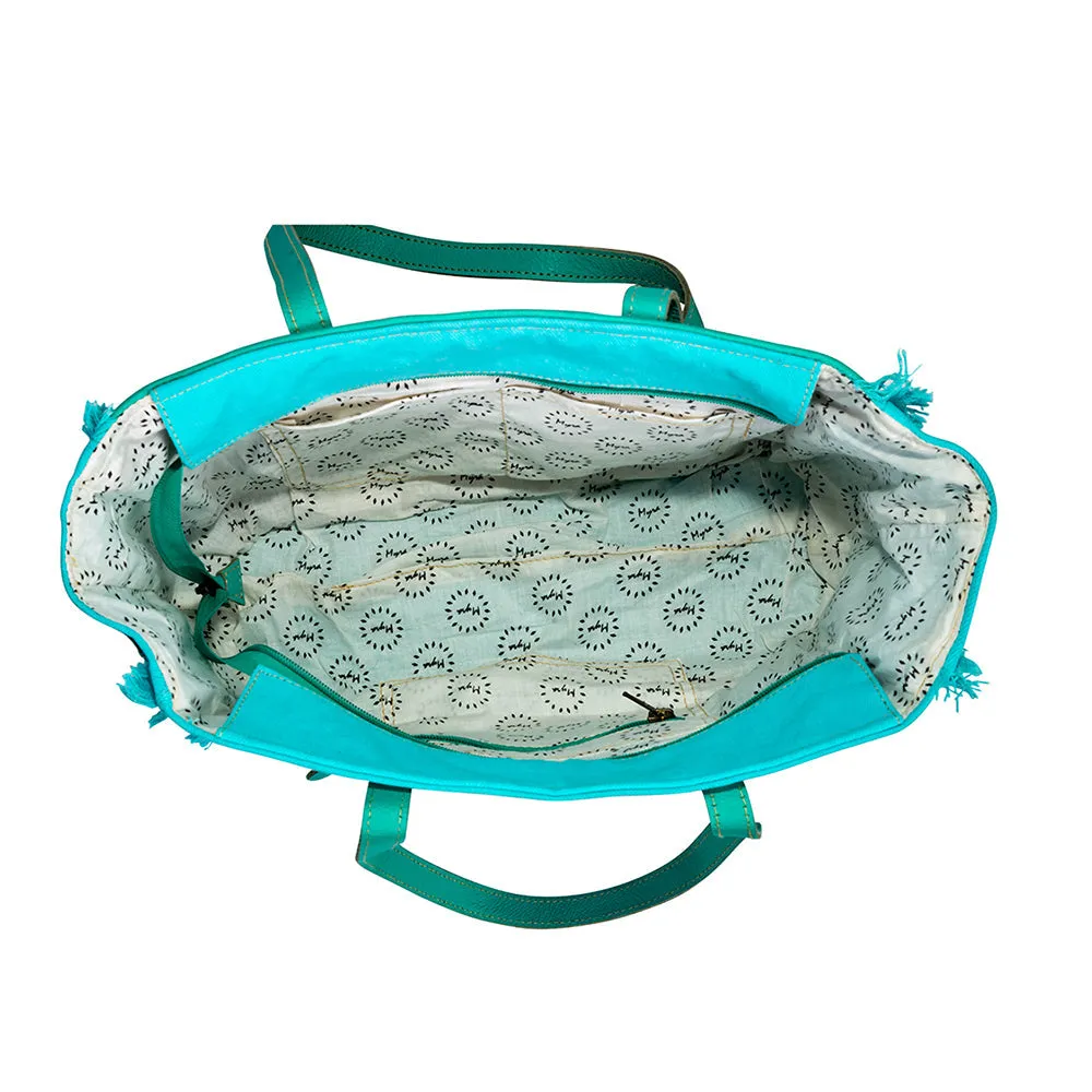 Tonga Ridge Small Bag In Turquoise sold by Myra Bag product image thumbnail 4
