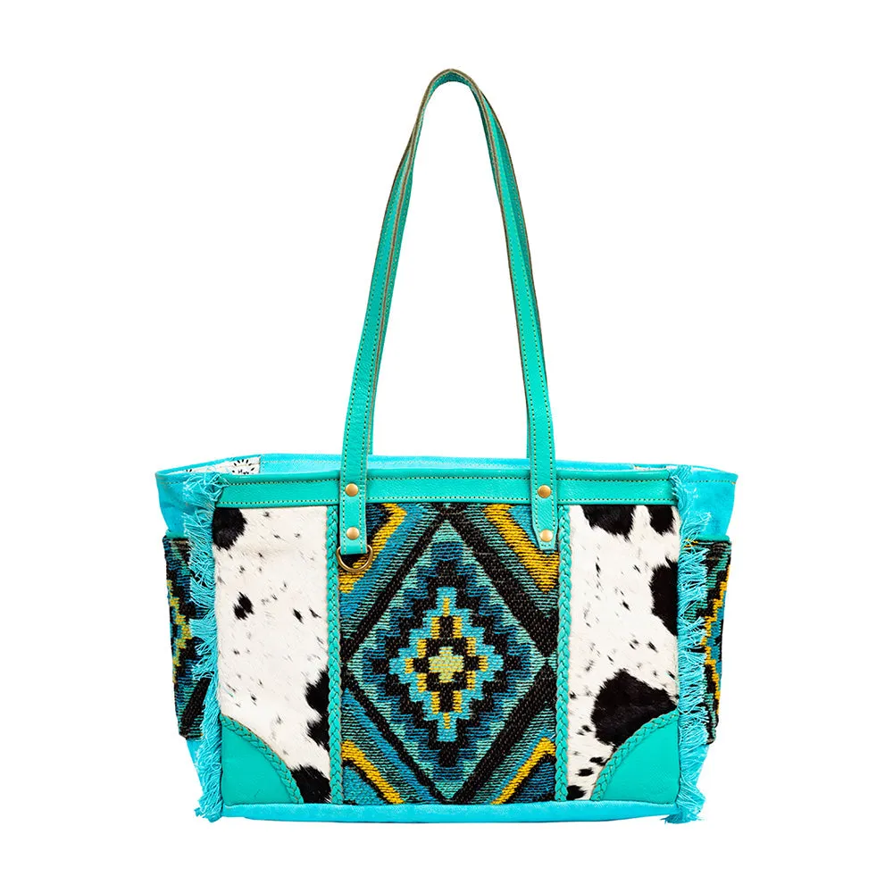 Tonga Ridge Small Bag In Turquoise sold by Myra Bag