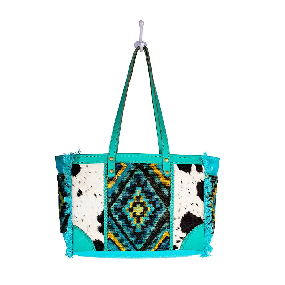 Tonga Ridge Small Bag In Turquoise sold by Myra Bag product image thumbnail 5