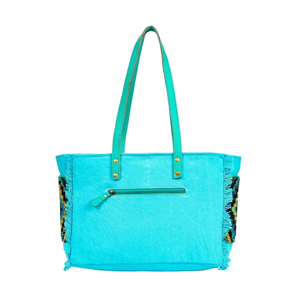 Tonga Ridge Small Bag In Turquoise sold by Myra Bag product image thumbnail 3