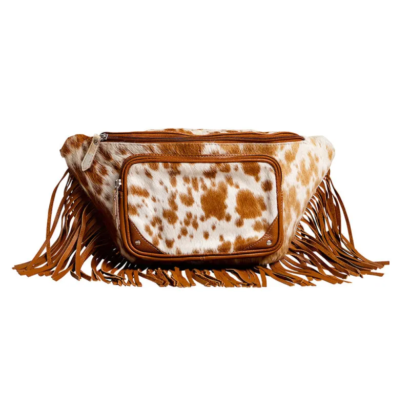 Tonga Ridge Fanny Pack Bag in Caramel sold by Myra Bag