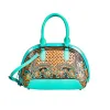 Emmylou Pass Hand-tooled Handbag in Turquoise sold by Myra Bag