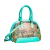 Emmylou Pass Hand-tooled Handbag in Turquoise sold by Myra Bag