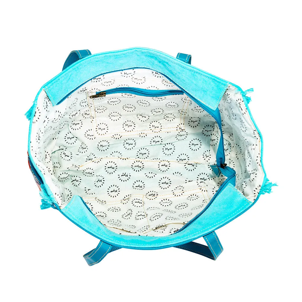 Tonga Ridge Small Bag In Blue sold by Myra Bag product image thumbnail 4