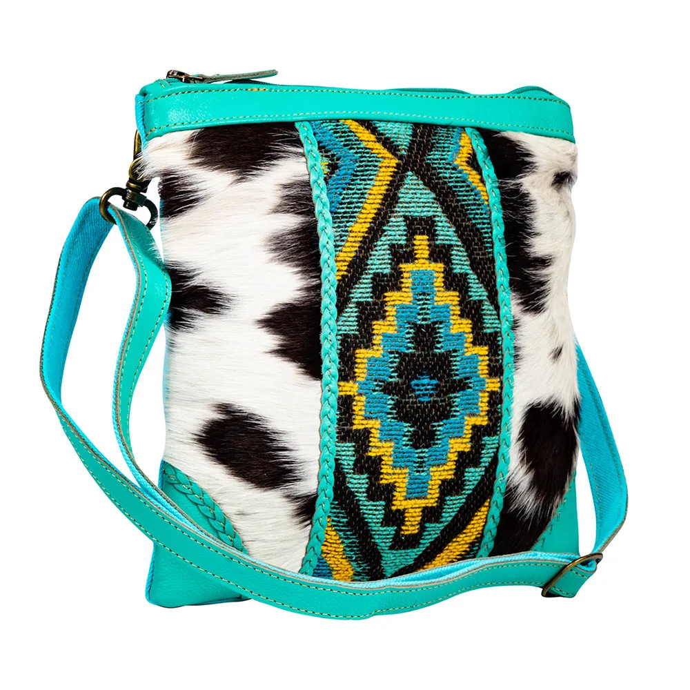 Tonga Ridge Crossbody Bag In Turquoise sold by Myra Bag product image thumbnail 2