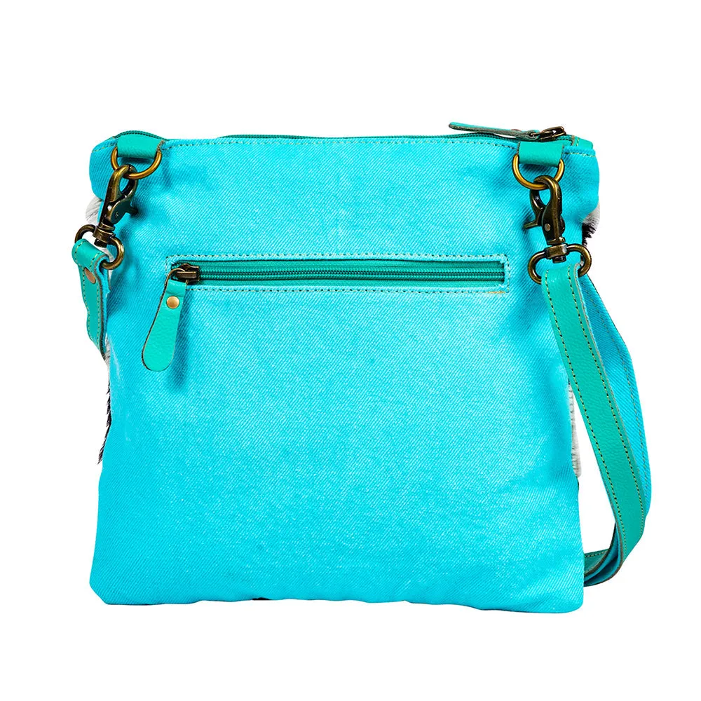 Tonga Ridge Crossbody Bag In Turquoise sold by Myra Bag product image thumbnail 3