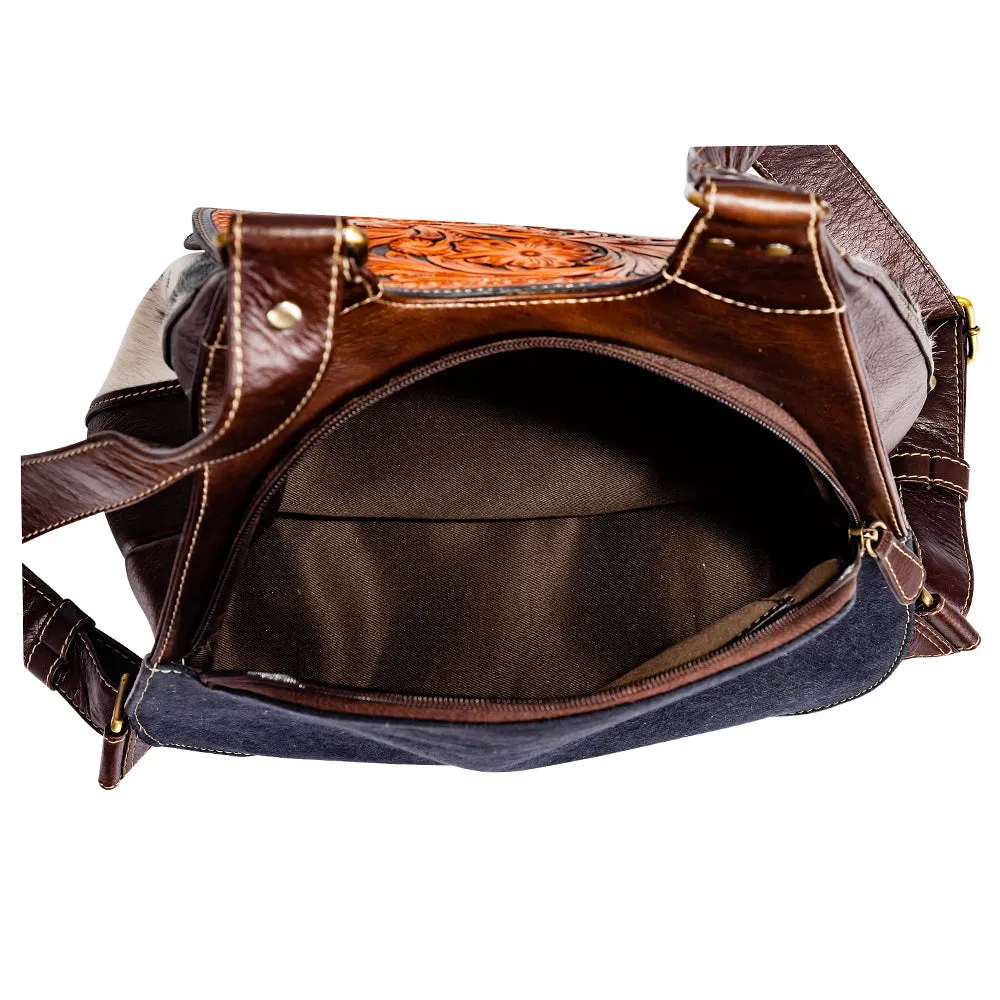 Daisy Hill Trail Hand-tooled Backpack Bag sold by Myra Bag product image thumbnail 4