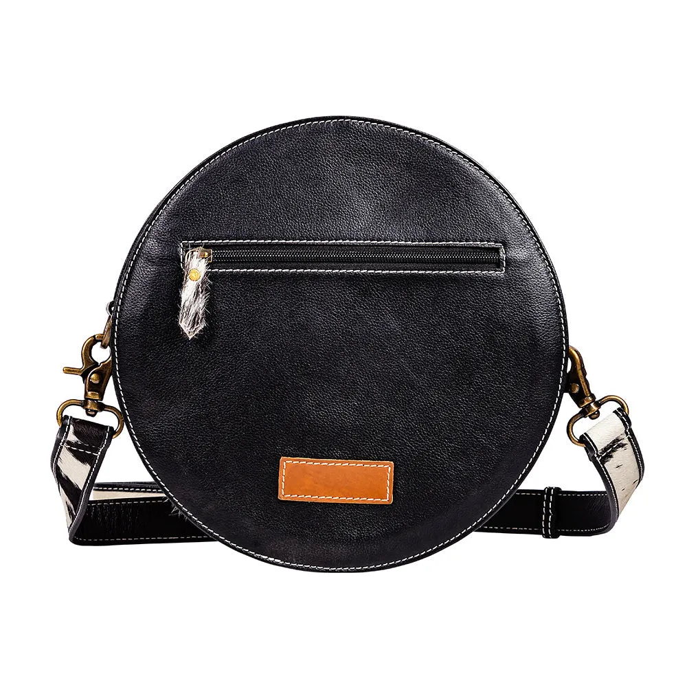 Bloomin' Steer Hand-tooled Round Bag sold by Myra Bag product image thumbnail 3